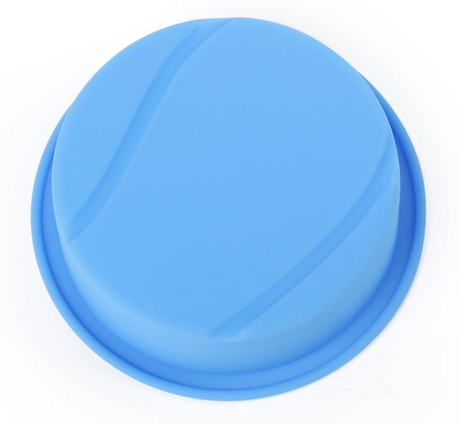 Home Value Colorful Silicone Sports Ball Set" Soccer, Tennis, Baseball, Basketball " Cake Mold, Assorted Colors... N4