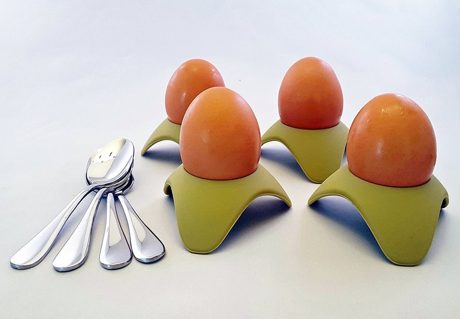 Tea Infuser with Stylish Three Leaf Silicone Handle and Stainless Steel Strainer Ball Filter includes Drip Tray... N27