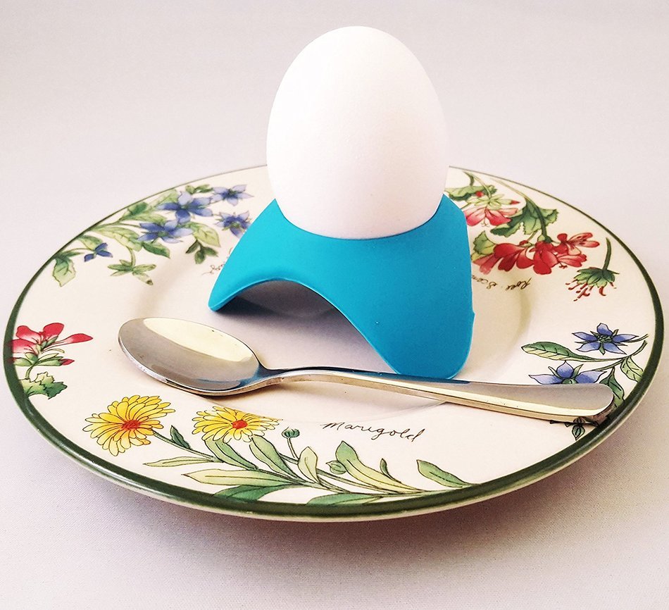 Tea Infuser with Stylish Three Leaf Silicone Handle and Stainless Steel Strainer Ball Filter includes Drip Tray... N33
