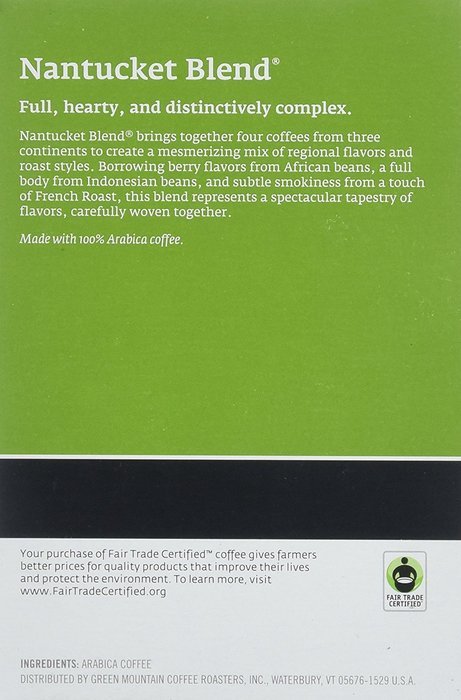 Keurig 15508 K-Cup Mini-Brewers, Green Mountain Nantucket Blend-18 cups N5