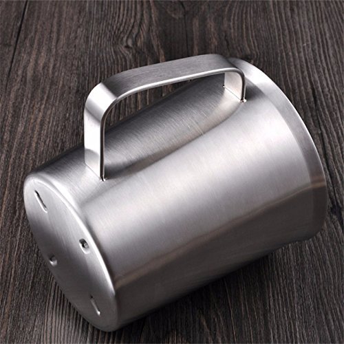 Lautechco Durable Stainless Steel Digital Measuring Cup Scale Measure Cup Kitchen Kitchenware Tools (500ml / 16... N7