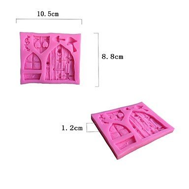 Y&XL&H Window Shape Fondant Mold Cake Decoration Mold N2