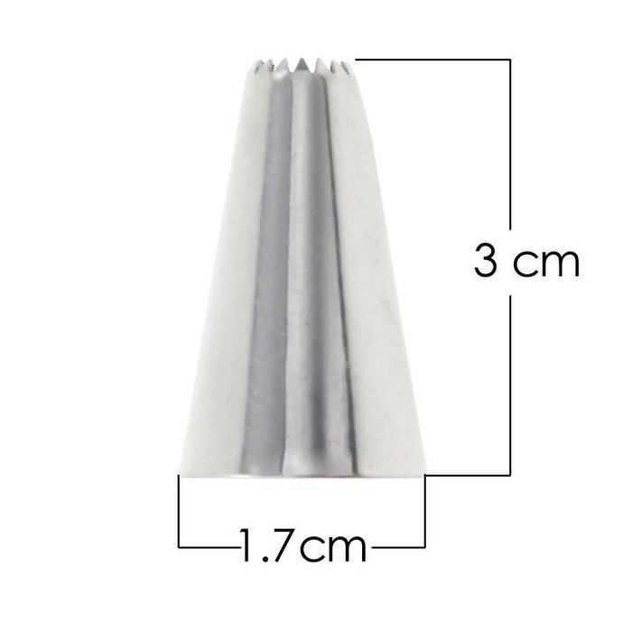 MMRM 6-Piece Pastry Tube and Tips Set DIY Pastry Tubes Cookies Making Nozzle N7