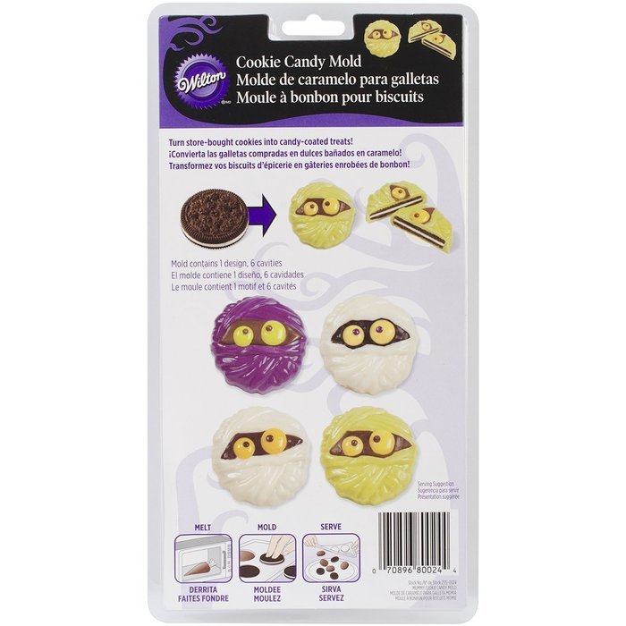 Wilton 2115-0024 Mummy Cookie Candy Mold