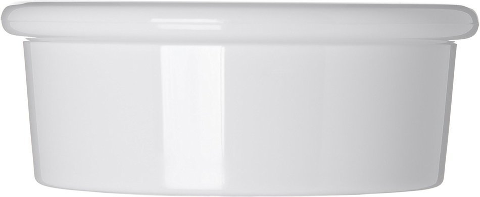 Carlisle 036202 SAN Standard Ramekin, 2.50-oz. Capacity, 1.12 x 3.00", White (Case of 48) N6
