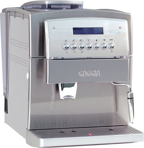 Gaggia 90501 Titanium SS Super Automatic Espresso and Cappuccino Machine, Stainless Steel N3