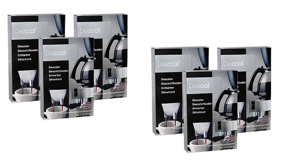 Urnex Dezcal Coffee and Espresso Machine Descaling Powder 1oz 12 Packets N2