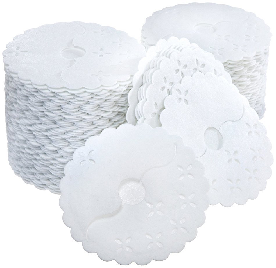 Regency Stem Wraps for the bases of stemmed glasses, Bag of 125 Disposable Fabric Covers