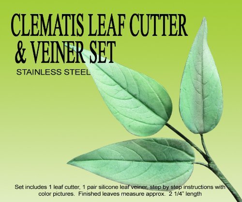 Clematis Leaf Cutter & Veiners Set