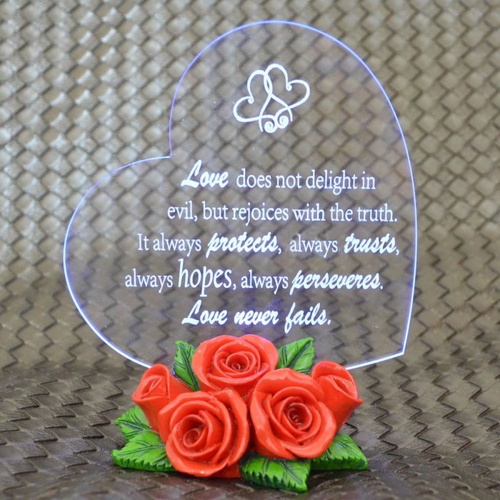 Gift Garden Heart Shaped LED Light N16