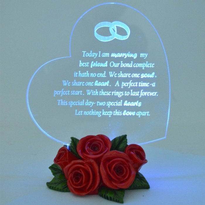 Gift Garden Heart Shaped LED Light N17