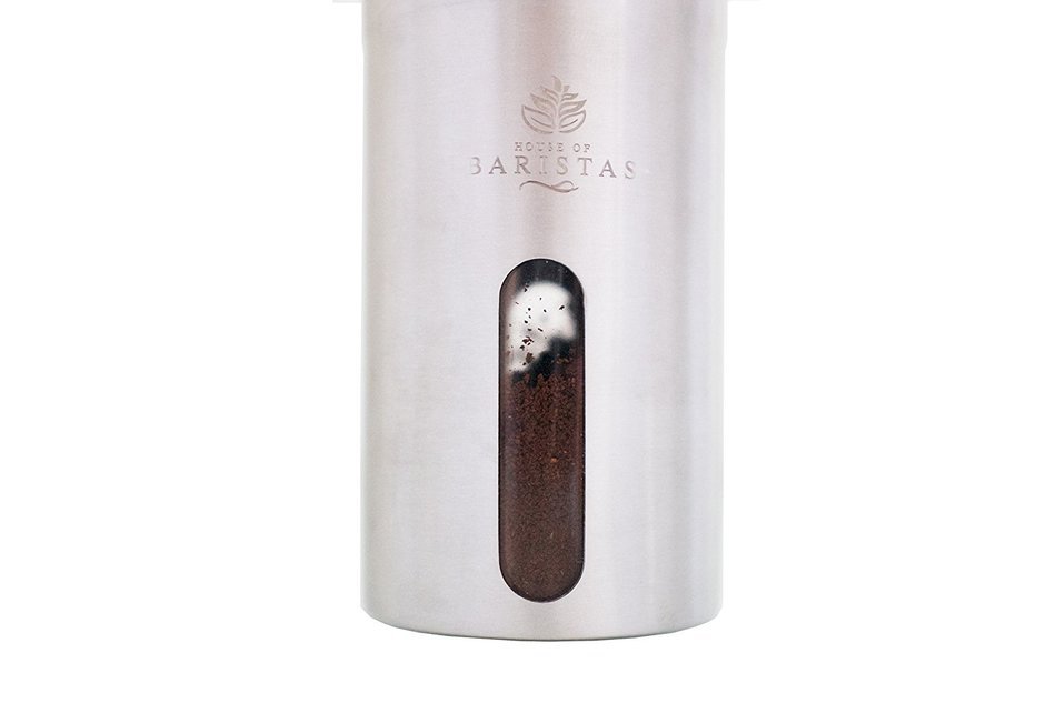 House of Barista's Ceramic Coffee Grinder - Compact & Portable Manual Burr Coffee Mill (Aeropress & French Press... N9