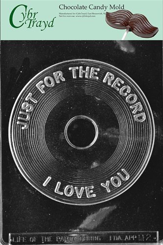 Cybrtrayd M002 Love Record Just for The Record Miscellaneous Chocolate Candy Mold
