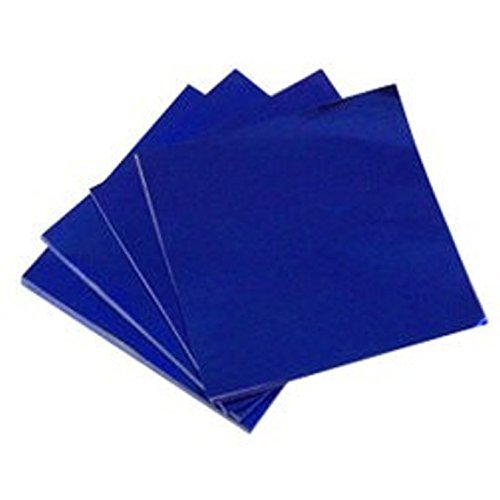 4 X 4" Dark Blue Foil Candy Wrappers