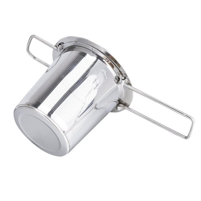 FEESHOW Stainless Steel Reusable Coffee Tea Filter with Handle
