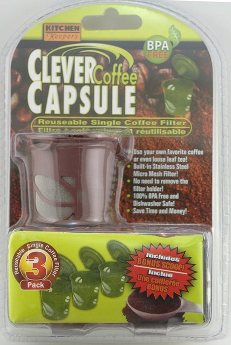 Clever Coffee Capsule 3 Pack Brown N4