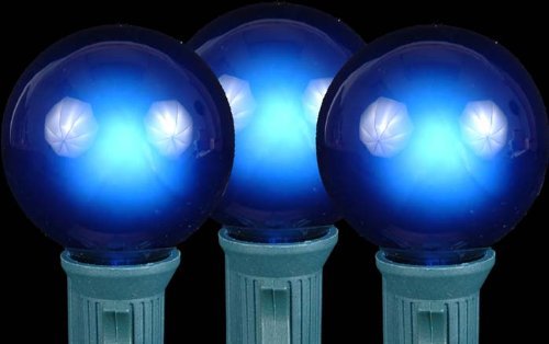 Novelty Lights, Inc. G40-E12-5W-S-FR Globe Outdoor Patio Party Christmas Replacement Bulbs, Frosted White, 25... N15