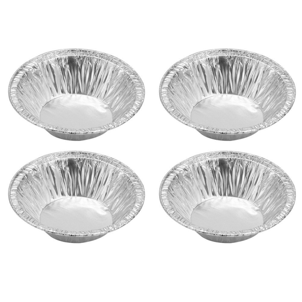 ReFaxi®125Pcs Silver Aluminum Foil Cupcake Cookie Pudding Egg Tart ...