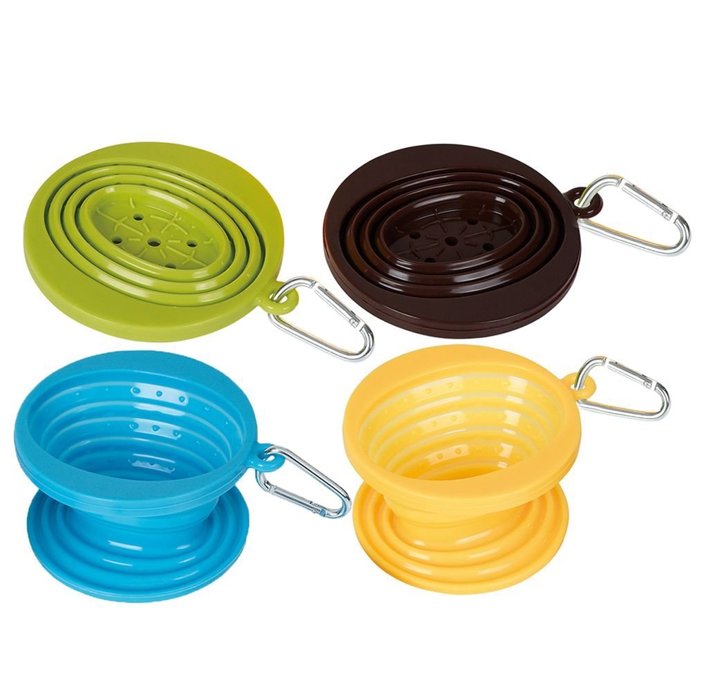 Kuke Reusable Silicone Coffee Dripper with Hook,Collapsible Coffee