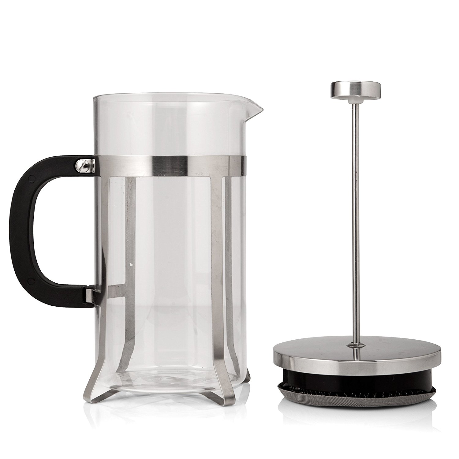 Cafe Deluxe French Press Coffee Maker & Coffee Press - 1 Liter,FREE ...