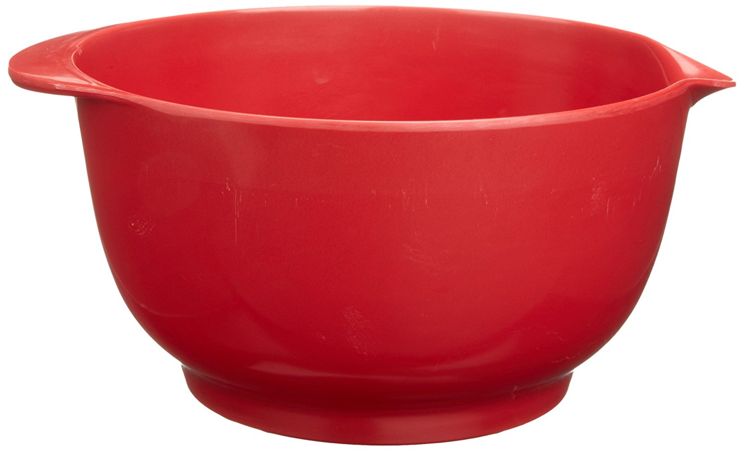 GHP 3Piece Melamine Mixing Bowl Set with NonSkid Silicone Bottoms