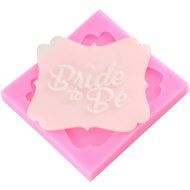 Mujiang Bride to Be Silicone Gumpaste Sugar Chocolate Fondant Molds N3