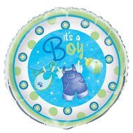 Cardboard Blue Clothesline Boy Baby Shower Cake Bunting Topper N24