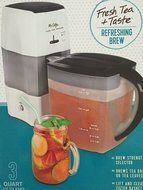 Mr. Coffee Iced Tea Maker 3 Quart with Brew Strength Selector (Blue) N2