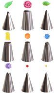 Cake Decorating Starter Kit to Decorate Cakes, Cupcakes, Cookies and Pastries Like a Master Professional, Includes... N6