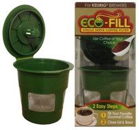 Eco-Fill Reusable Coffee Filter for Single Serve K-Cup Coffee Brewers