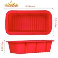 Bread Pan - Best Bakeware for Baking Loaf and Large Cakes - Includes a Free Basting Brush - Commercial Grade Non... N3