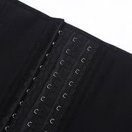 Junlan Latex Waist Cincher Waist Trainer Trimmer Long Torso with 3 Hook Rows N13