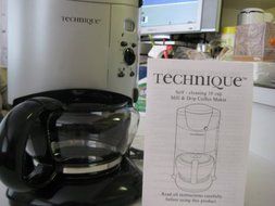 Technique Self-cleaning 10 Cup Mill & Drip Coffee Maker