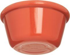 Carlisle S28552 Melamine Smooth Ramekin, 4 oz Capacity, 1.43" Height, Sunset Orange (Case of 48)