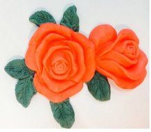 Oasis Supply Open Rose Bud Mold, Silicone N2