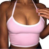 Underwear, PHOTNO Women Boho Tank Bustier Bra Vest Crop Top Bralette Blouse Cami N7