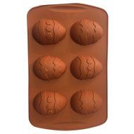 6 Easter Egg Silicone Cake Baking Mold Cake Pan Muffin Cups Handmade Soap Moulds Biscuit Chocolate Ice Cube Tray... N5