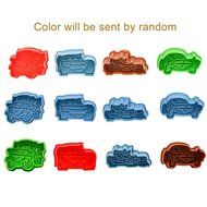 inkint 3D Spring Pressing Sugarcraft Cake Topper Plunger Cutter 3D Cars Shape Candy Cookie Chocolate Molds Fondant... N5