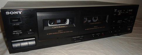 Sony TC-WR445 Dual Cassette Tape Deck - Auto Reverse - DC Servo Controlled Motor High Density Head - Japan 1994 N2
