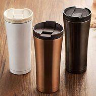 3PCS Starbucks Coffee Cup Luxury-car Stainless Steel Tumblers, Seal and Portable,17 oz,Golden Black White N4