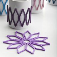 Toast Living USA Bloom-Cup Sleeves Set, Multicolored N2