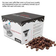 Paperless Pour Over Coffee Dripper - Stainless Steel Permanent Reusable Coffee Filter For Chemex-Hario V60 and... N5