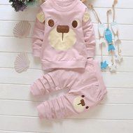 Clothes Set ,BeautyVan Toddler Baby Boys Kids Bear Print Shirt Tops+ Long Pants Clothes Outfits Set (3T, Light... N5
