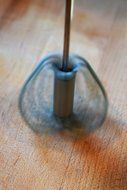 Coastal Tea Rotating Matcha Whisk, Chasen Alternative, Green Tea Mixer, Bamboo Push Handle Whisk N2