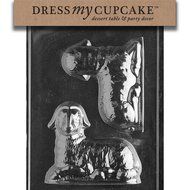 Dress My Cupcake DMCE454 Chocolate Candy Mold, 3D Lamb, Easter