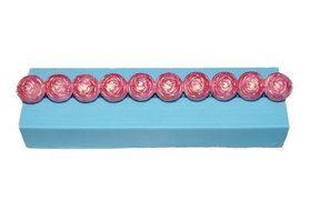 NY CAKE Silicone Bead Maker, Roses 10 Cavities 14 Mm