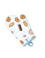 Child's Apron, Chef Hat and Baking Mitt Set - Milk and Cookies Design N2