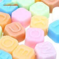 Anyana Square English Letters Shaped Cake Decoration Tools ,Flexible Silicone Chocolate Mold Jelly Ice Molds Silikon... N2