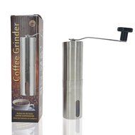 Toyofmine Manual Coffee Grinder,Conical Burr Mill for Precision Brewing, Fresh Coffee,Brushed Stainless Steel N6