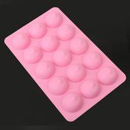 Novelty Dicky Boobie Silicone Chocolate Cake Jelly Mould Tray 15 Grids N4